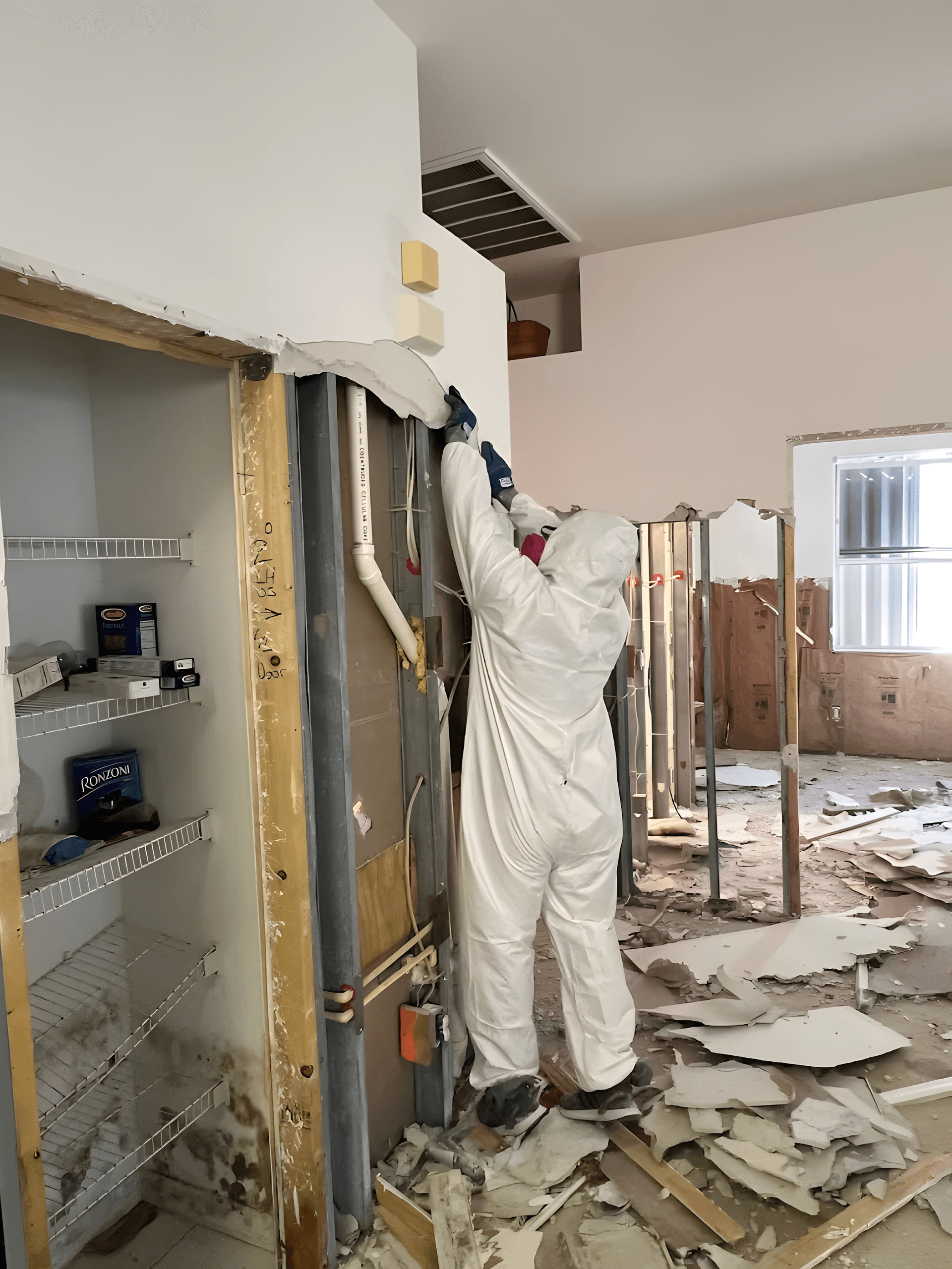 DryZone technician inspecting property for mold in Southwest Florida